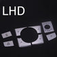 Caches de Boutons Frein à Main, Auto Hold & Multimédia en Aluminium – Mazda 3 BP & CX-30