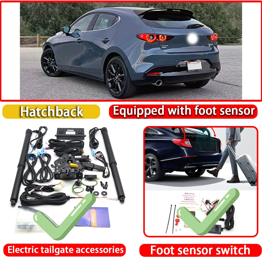 Kit Hayon Électrique Motorisé avec Option Capteur au Pied – Mazda 3 BP