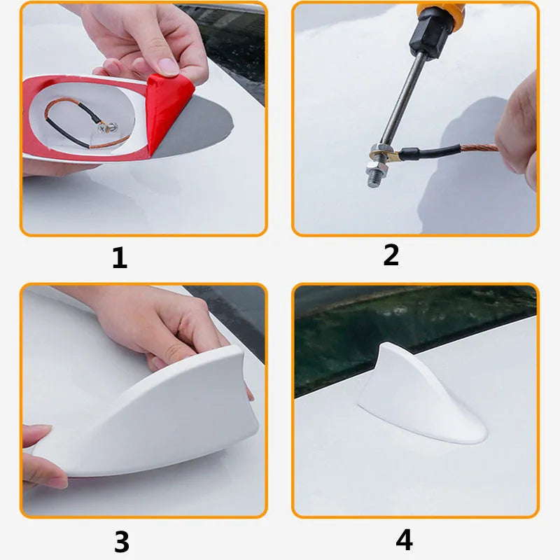 Universal shark antenna for car
