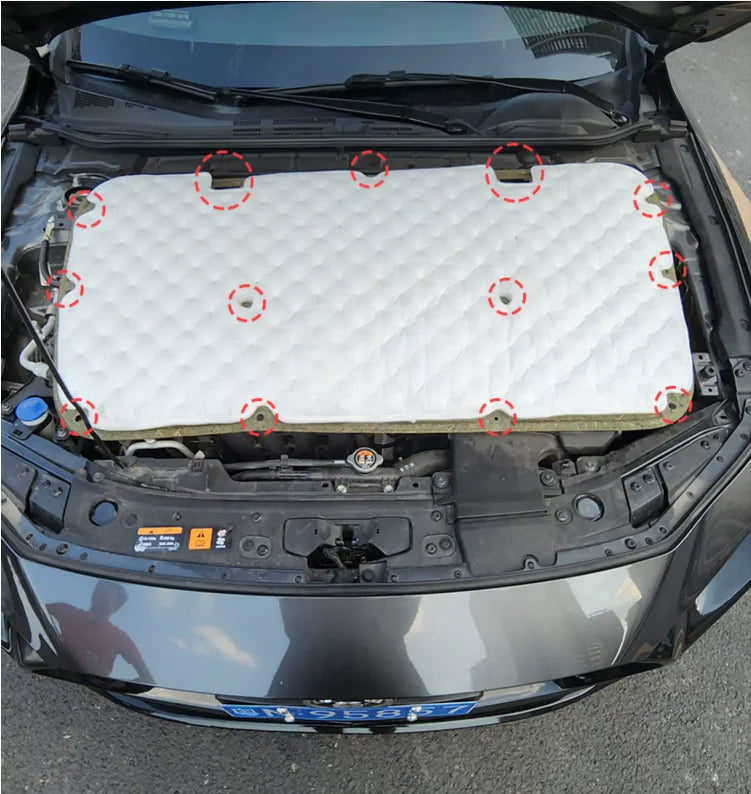 Isolant de Capot Thermique & Phonique (Blanc)