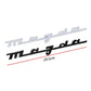 Mazda rear trunk emblem metal sticker