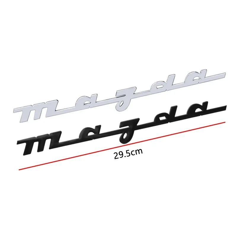 Mazda rear trunk emblem metal sticker