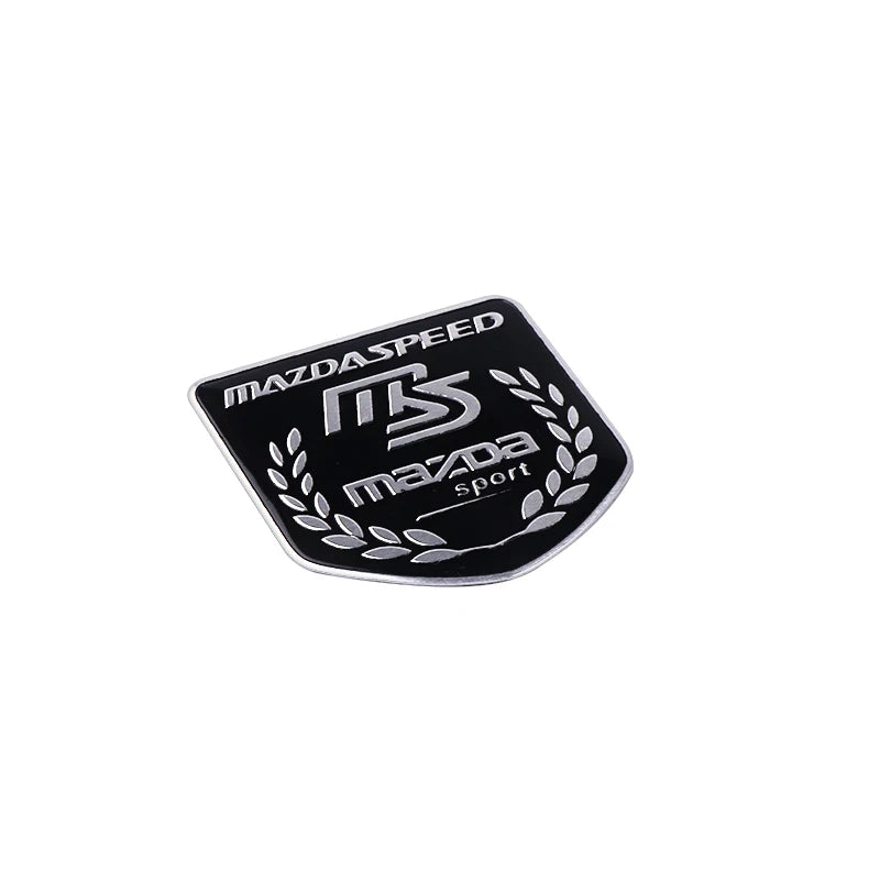 Car Styling 3D Aluminum Flag Logo Stickers Badge Emblem Decals Decoration For Mazda Speed ​​3 5 6 BK CX-3 CX-5 CX7 CX-7 Demio Axel