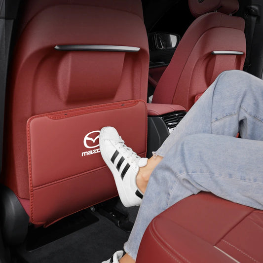 Seatback kick protection with storage - Mazda Edition