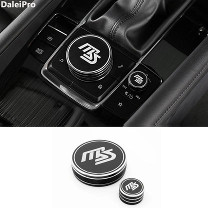 Kit Molette Multimédia & Bagues de Climatisation en Aluminium – Mazda 3 & CX-30