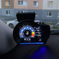 Newest A501 Car Head Up Display OBD2 Smart Car HUD Turbo Gauge Digital Odometer Security Alarm Water&amp;Oil temp RPM Auto Meter