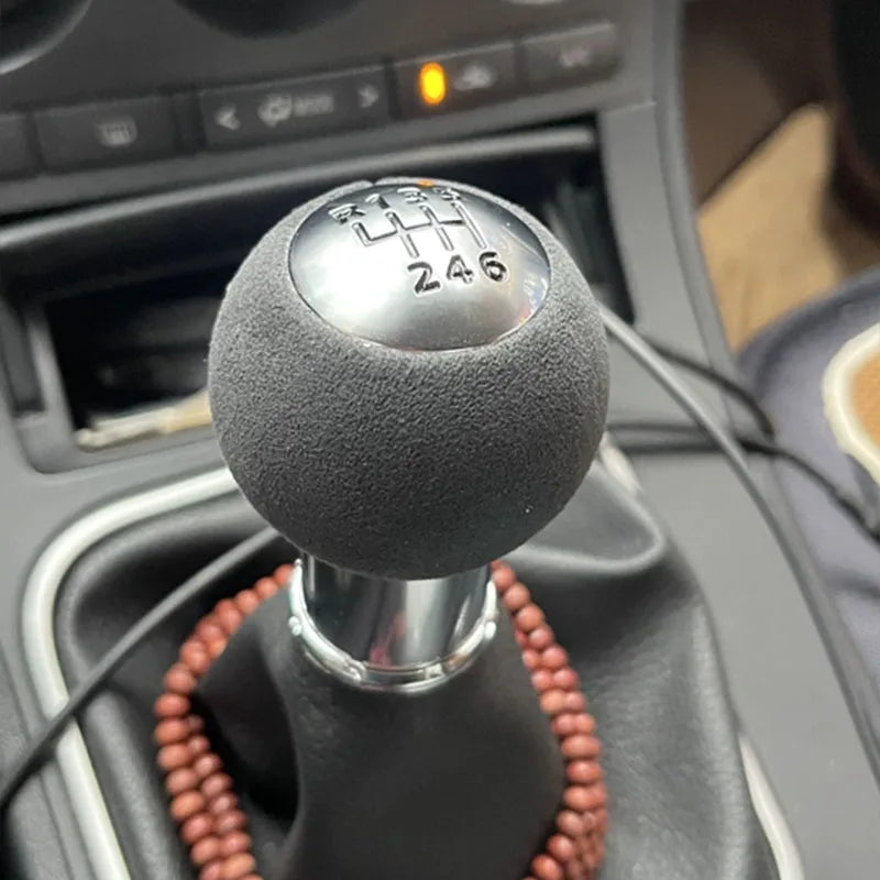 6 Speed ​​Suede Gear Knob