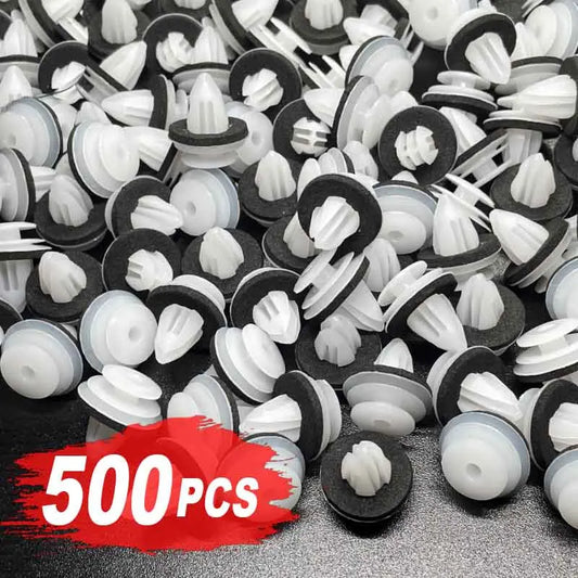Assortiment de clips et agrafes de fixation carrosserie
