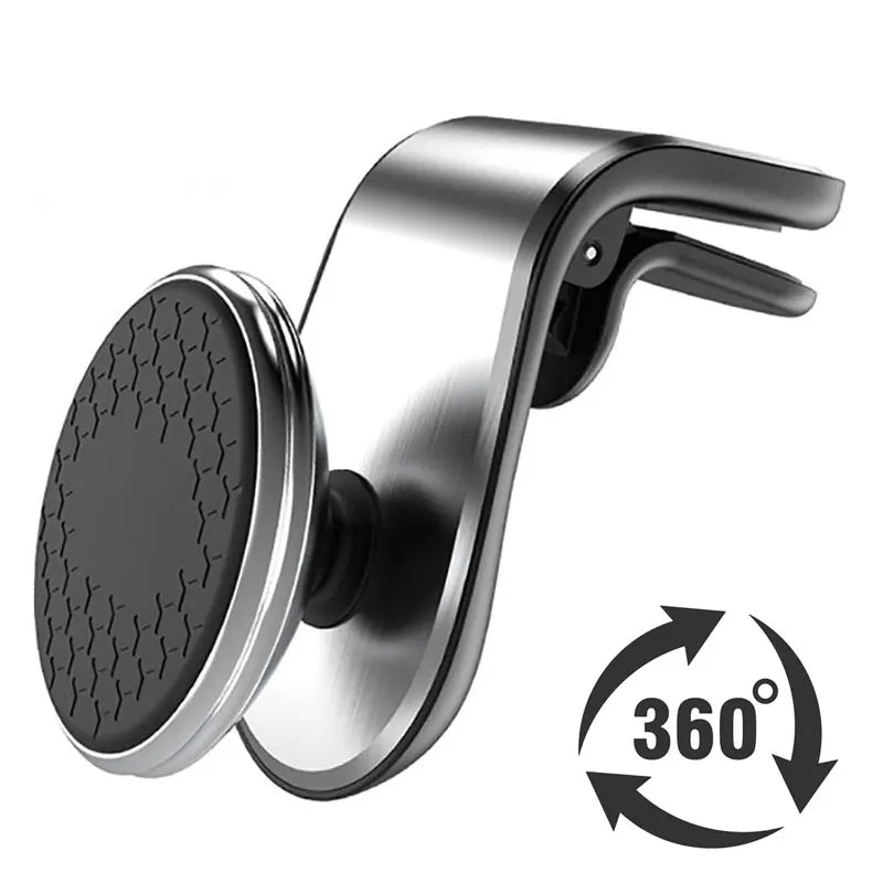 Magnetic phone holder for air vent