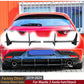 Diffuseur Arrière à Ailettes Style Racing – Mazda 3 Compacte BP