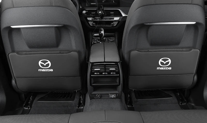 Seatback kick protection with storage - Mazda Edition