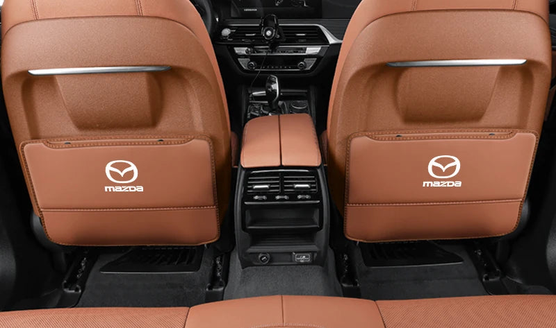 Seatback kick protection with storage - Mazda Edition