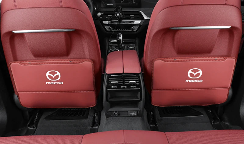Seatback kick protection with storage - Mazda Edition
