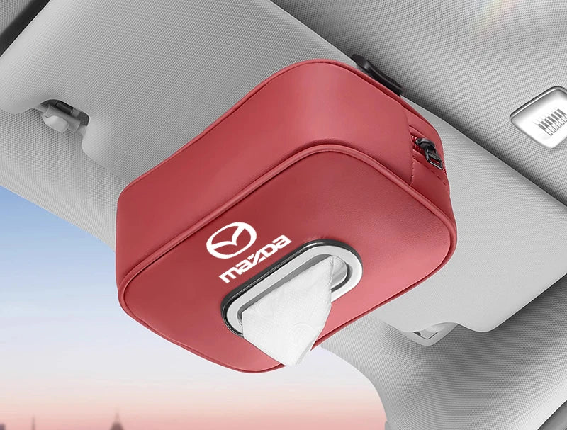 Leatherette Tissue Box - Mazda Edition