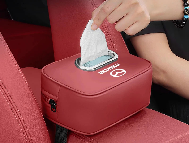 Leatherette Tissue Box - Mazda Edition