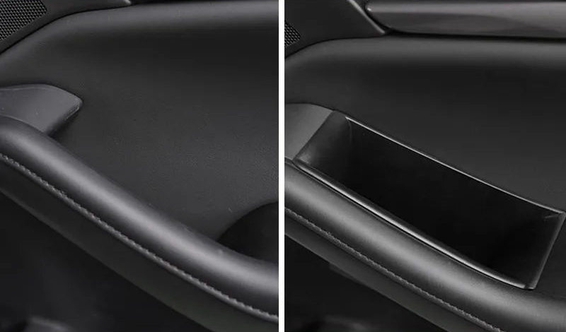 Interior storage boxes front/rear compartments for doors &amp; armrest