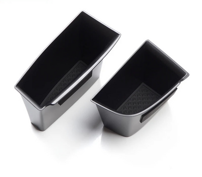 Interior storage boxes front/rear compartments for doors &amp; armrest