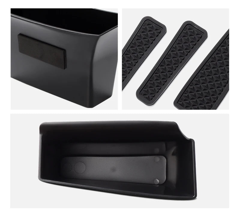 Interior storage boxes front/rear compartments for doors &amp; armrest