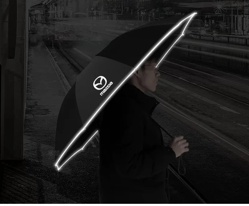Mazda Edition Reflective Waterproof Foldable Umbrella
