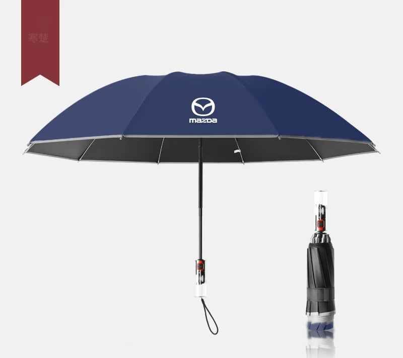 Mazda Edition Reflective Waterproof Foldable Umbrella