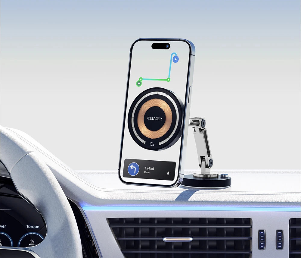 Magnetic phone holder or wireless charger