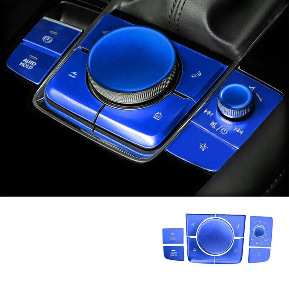 Aluminum multimedia button covers