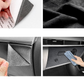 Suede or carbon glove box kick protection