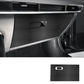 Suede or carbon glove box kick protection