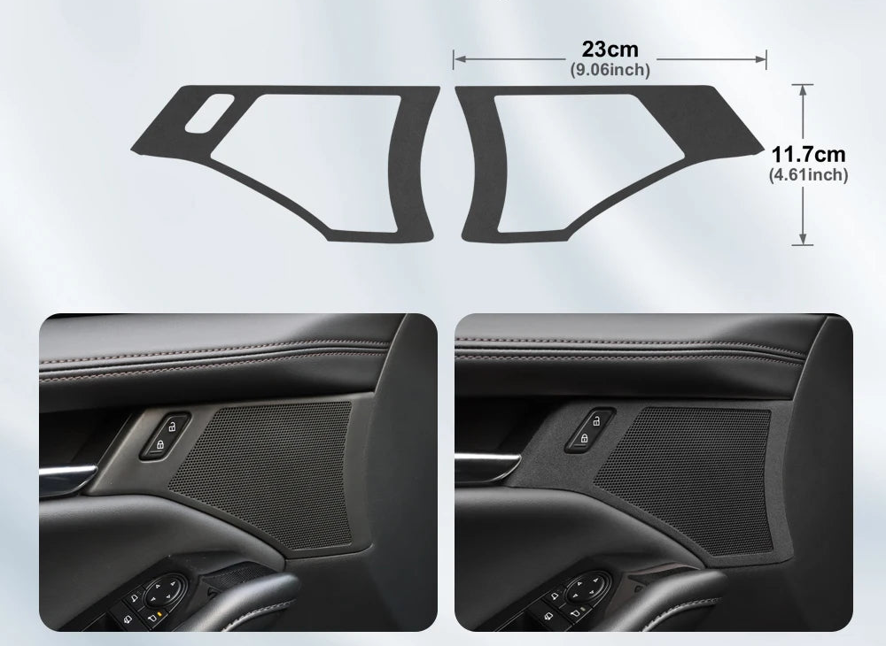 Suede speaker protection