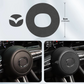 Suede steering wheel trim protection