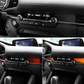 Suede dashboard air outlet panel trim protection