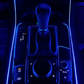 Monochrome or RGB LED ambient lighting with interior doors, dashboard, seats
