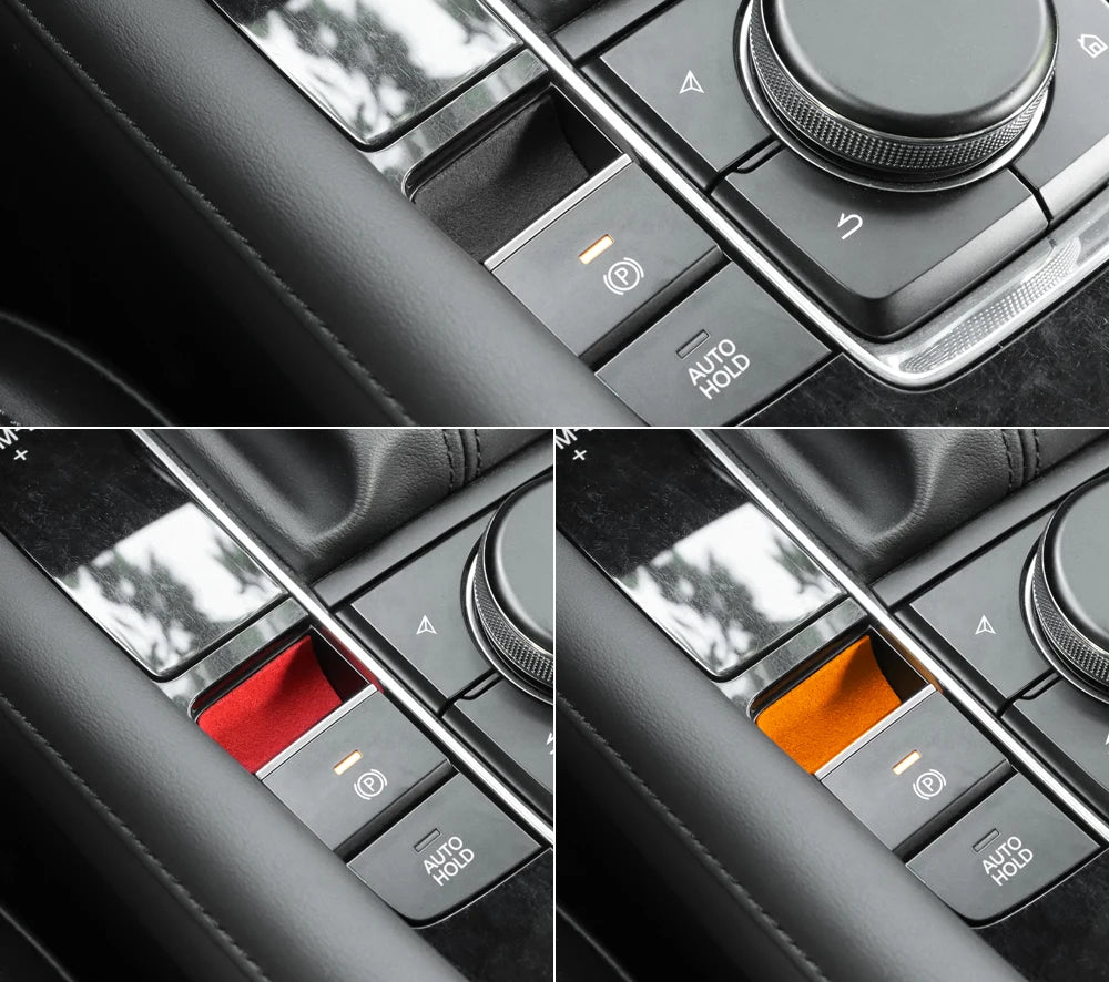 Suede electronic brake lining protection