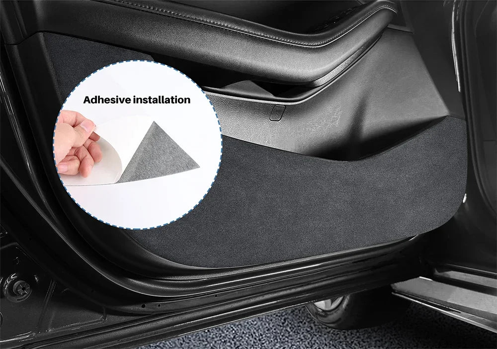 Anti-kick protection for doors