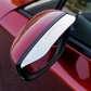 Rearview mirror rain shields