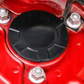 Decorative dust cover for shock absorber screw