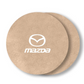 2PCS Car Coaster Cup Holder Anti-slip Accessories For Mazda Axela Atenza 6 3 5 2 CX5 CX7 CX9 CX30 RX8 MX5