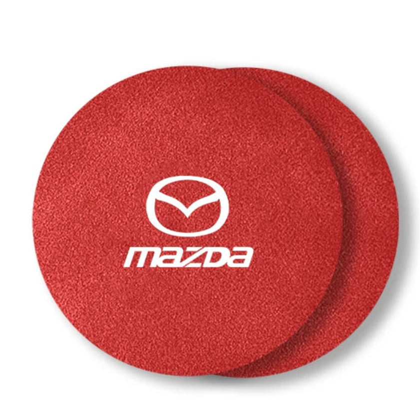 2PCS Car Coaster Cup Holder Anti-slip Accessories For Mazda Axela Atenza 6 3 5 2 CX5 CX7 CX9 CX30 RX8 MX5