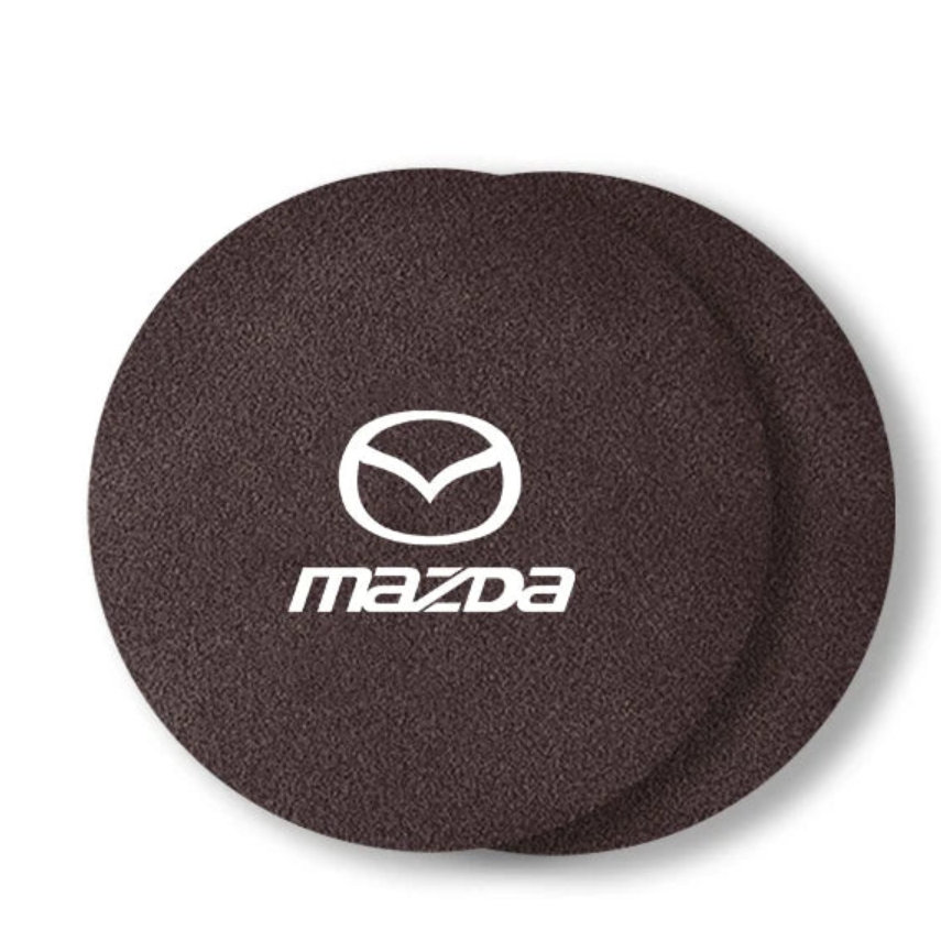 2PCS Car Coaster Cup Holder Anti-slip Accessories For Mazda Axela Atenza 6 3 5 2 CX5 CX7 CX9 CX30 RX8 MX5