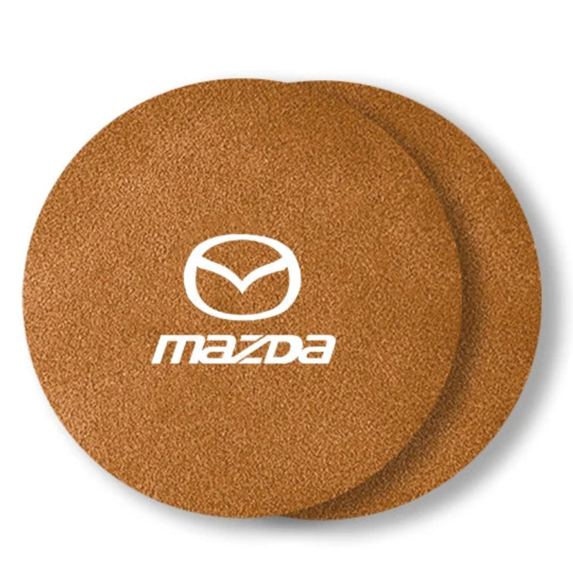 2PCS Car Coaster Cup Holder Anti-slip Accessories For Mazda Axela Atenza 6 3 5 2 CX5 CX7 CX9 CX30 RX8 MX5