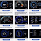 Newest A501 Car Head Up Display OBD2 Smart Car HUD Turbo Gauge Digital Odometer Security Alarm Water&amp;Oil temp RPM Auto Meter