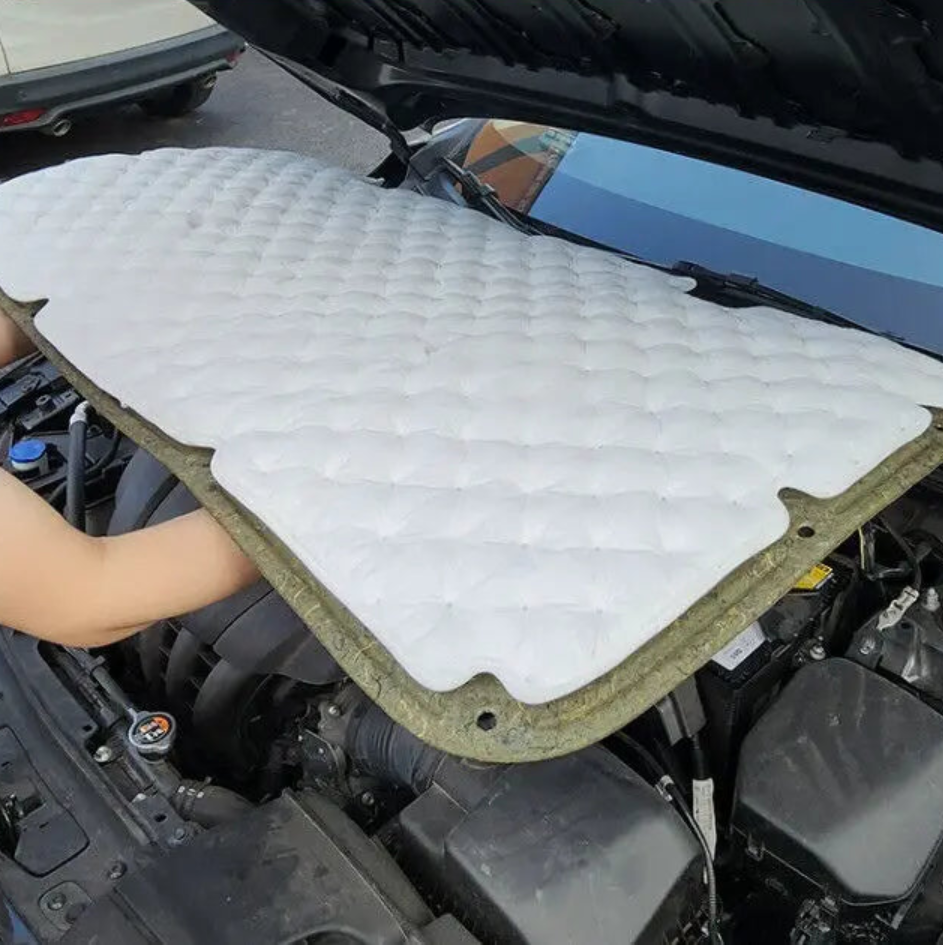 Isolant de Capot Thermique & Phonique (Blanc)