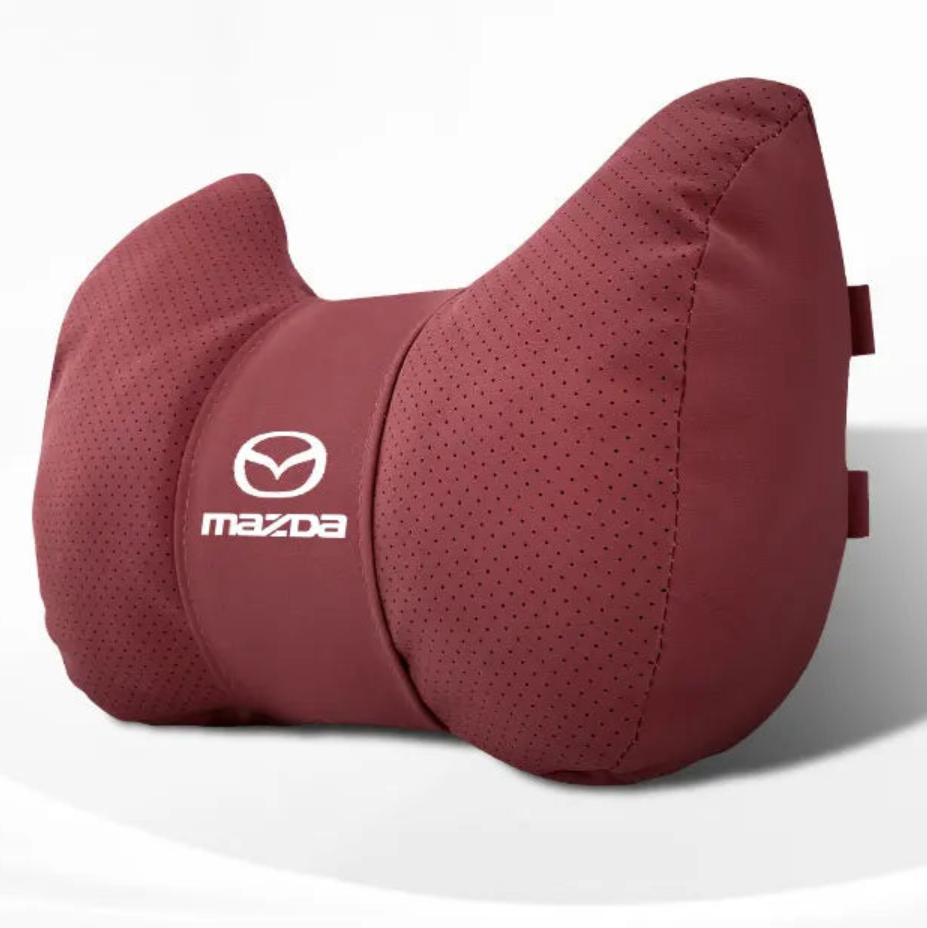 Appuie-tête et Coussin Lombaire en Daim Premium – Mazda