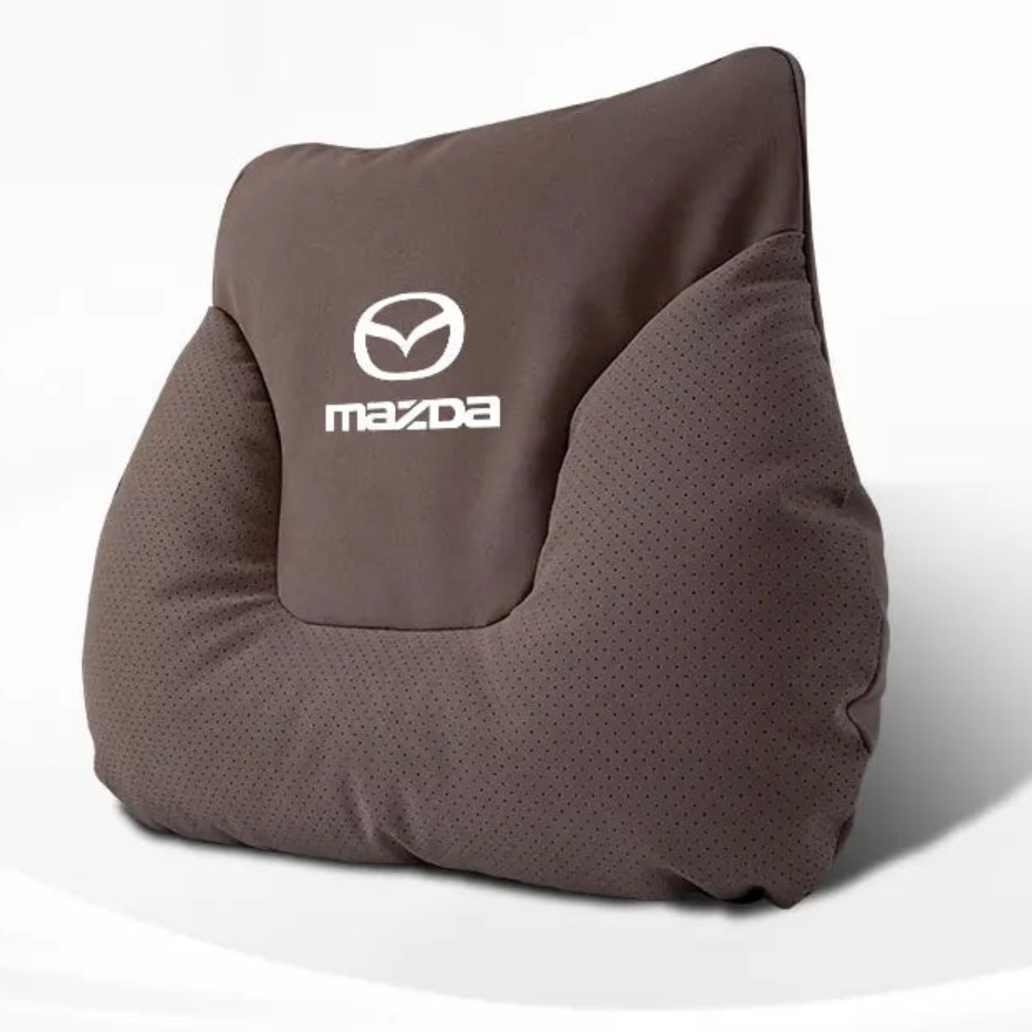 Appuie-tête et Coussin Lombaire en Daim Premium – Mazda