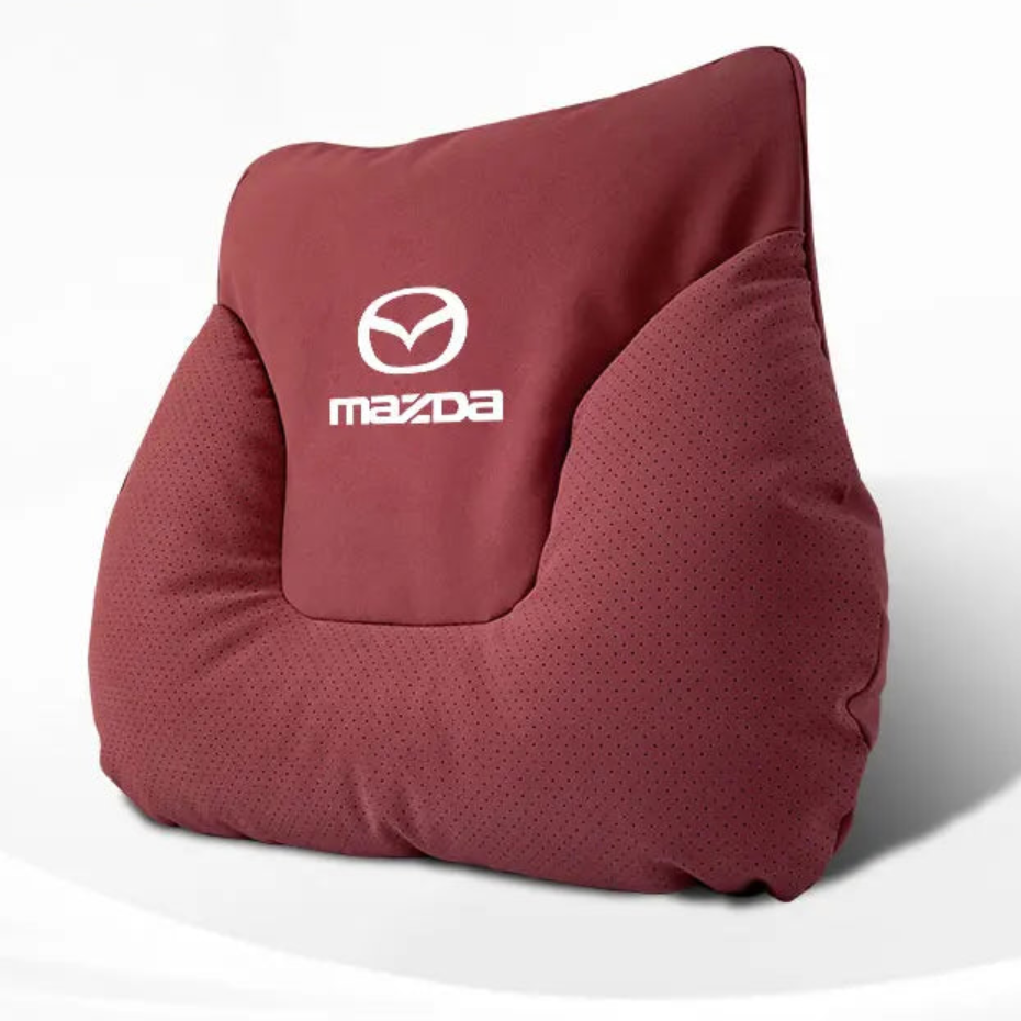 Appuie-tête et Coussin Lombaire en Daim Premium – Mazda