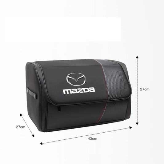 Organiseur de coffre pliable en cuir à fermeture zippée – Édition Mazda – photo 6