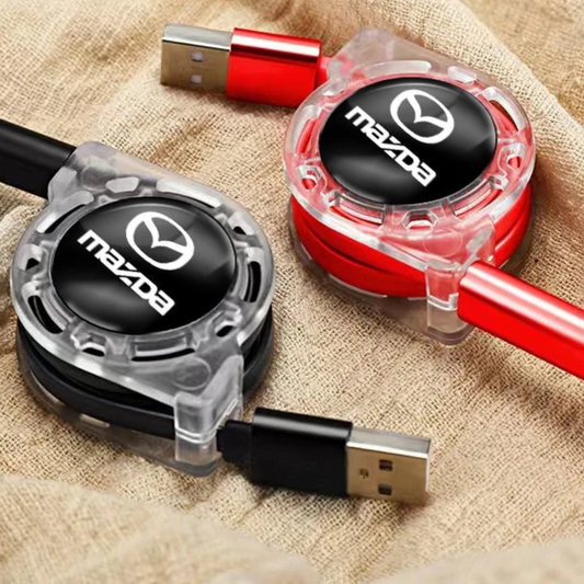 Câble de Charge Rapide 3-en-1 Rétractable – Mazda