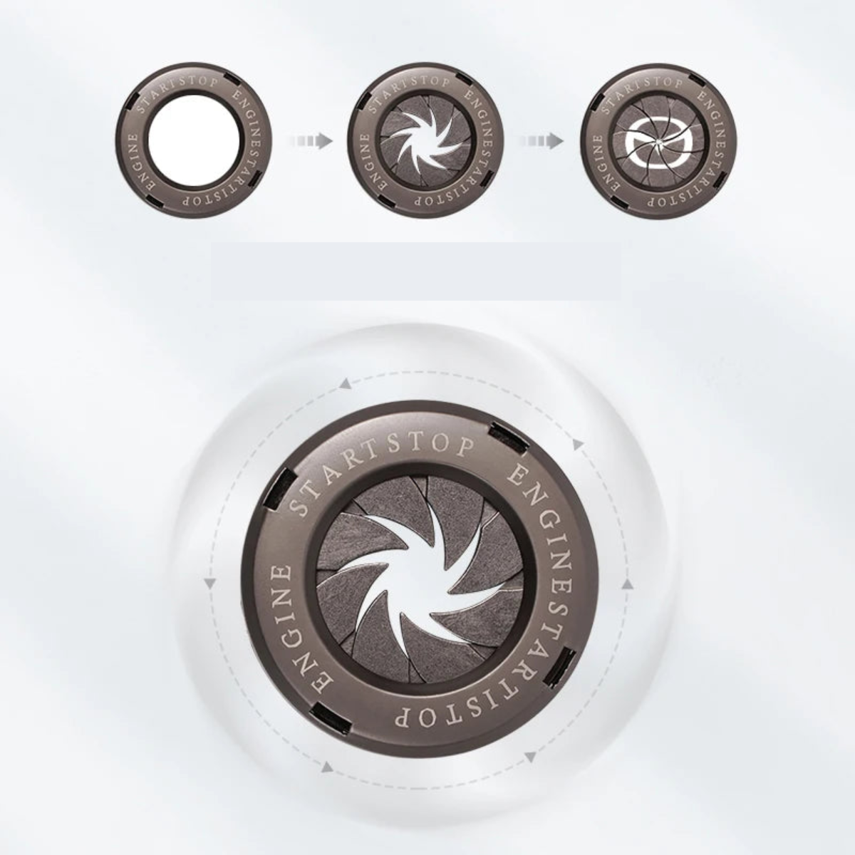 Couvercle de Bouton de Démarrage "Rotate to Open" – Mazda