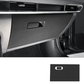 Suede or carbon glove box kick protection