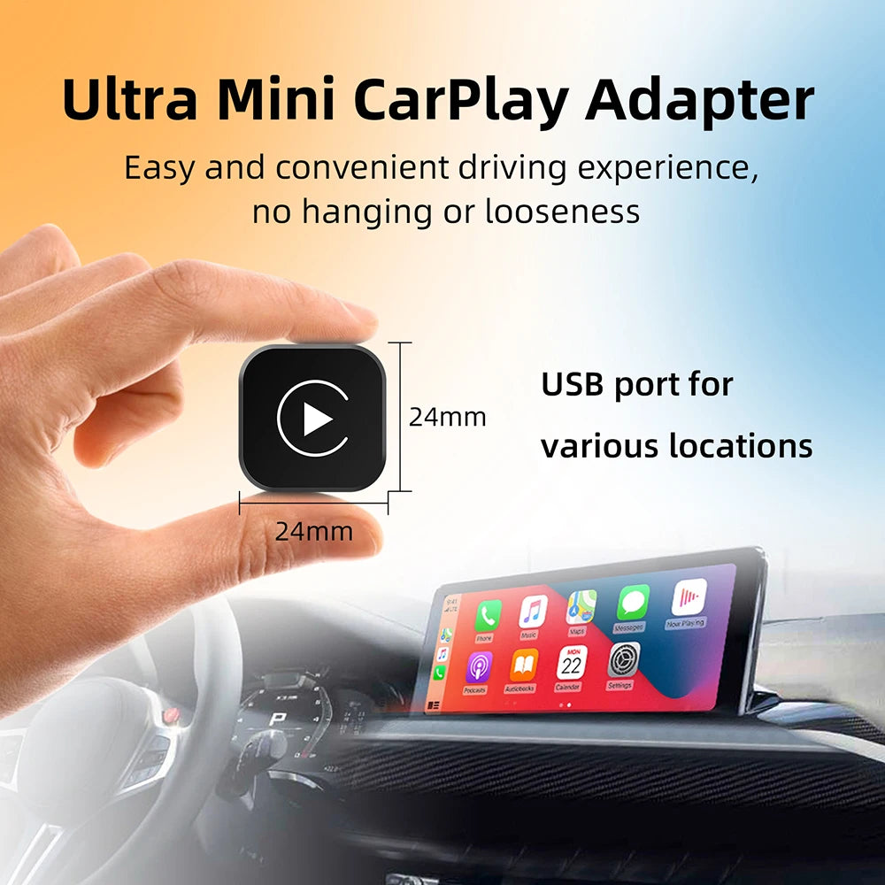 Adaptateur CarPlay & Android Auto Sans Fil 2 en 1 – Mazda